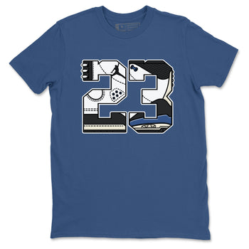 3s For The Love to match jordans 23 sneaker match tees A Ma Maniere x Air Jordan 3 Diffused Blue match shoes to clothes SNRT Sneaker Tees unisex cotton Denim Blue 2 shirts