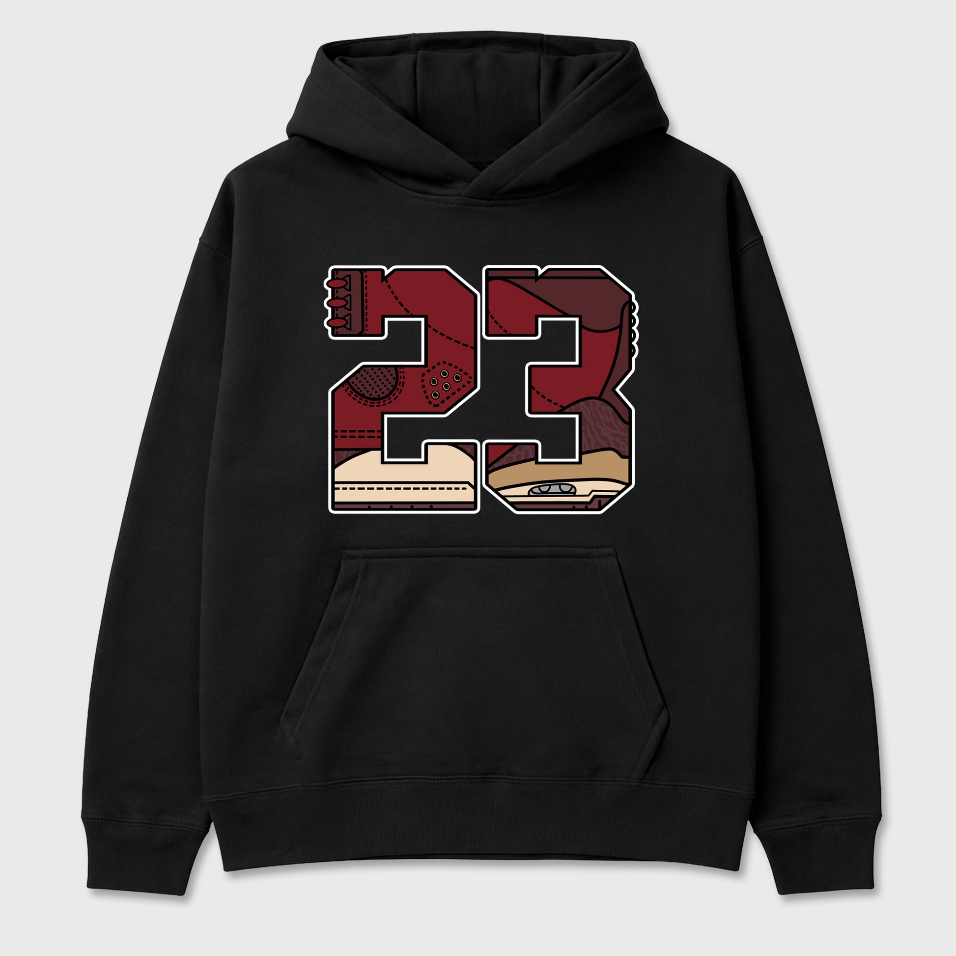 23 Graphic T-Shirt sneaker match tee designed for the Air Jordan 3 Bin 23, featuring coordinated color options for a perfect streetwear match. Black 2 shirt.