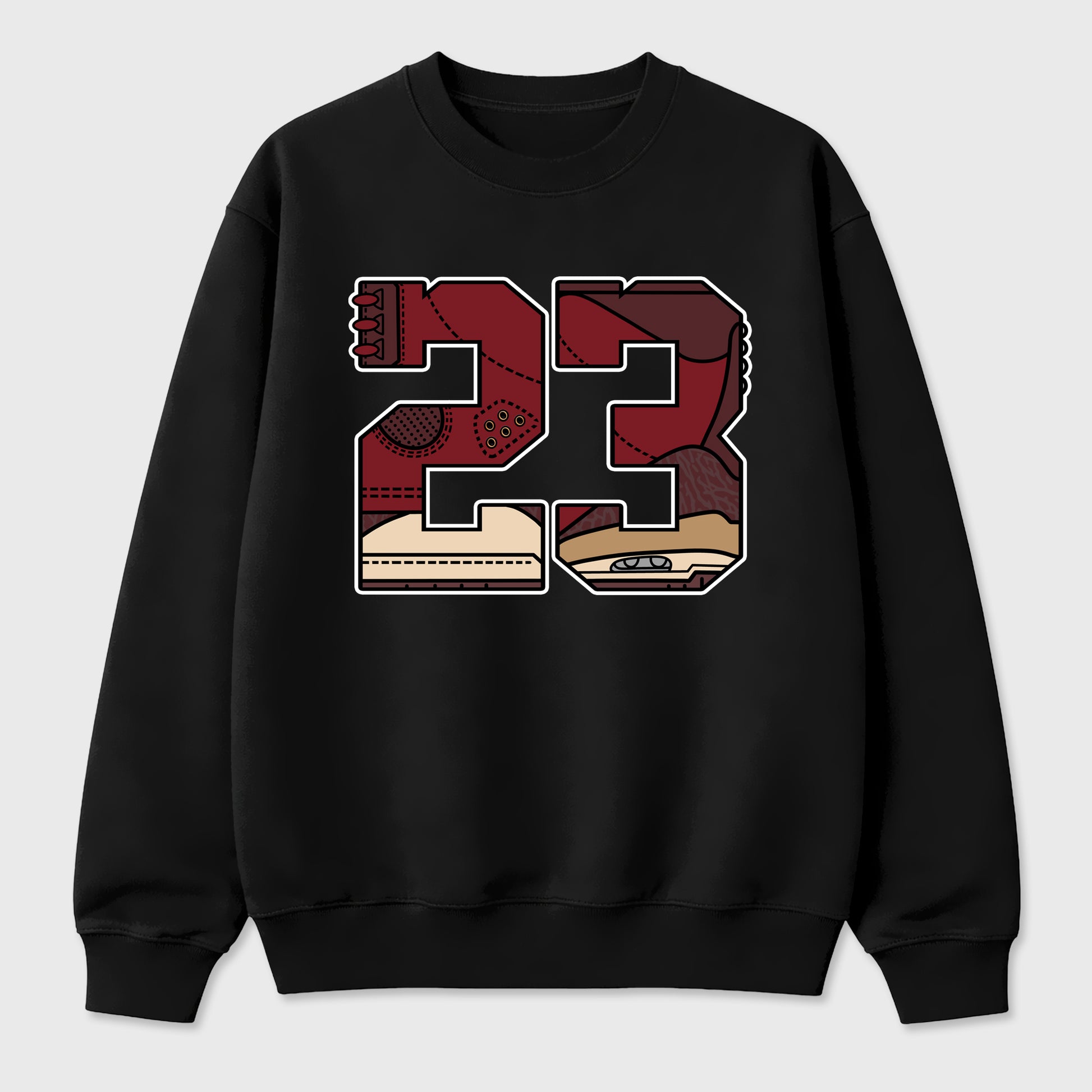 23 Graphic T-Shirt sneaker match tee designed for the Air Jordan 3 Bin 23, featuring coordinated color options for a perfect streetwear match. Black 2 shirt.