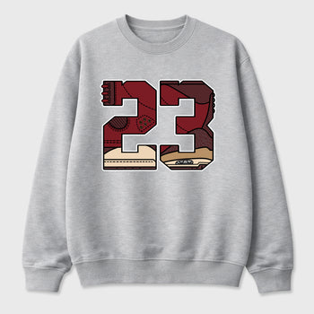 23 Graphic T-Shirt sneaker match tee designed for the Air Jordan 3 Bin 23, featuring coordinated color options for a perfect streetwear match. Heather Grey 2 shirt.