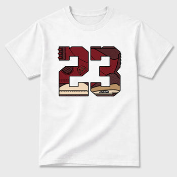 23 Graphic T-Shirt sneaker match tee designed for the Air Jordan 3 Bin 23, featuring coordinated color options for a perfect streetwear match. White 2 shirt.