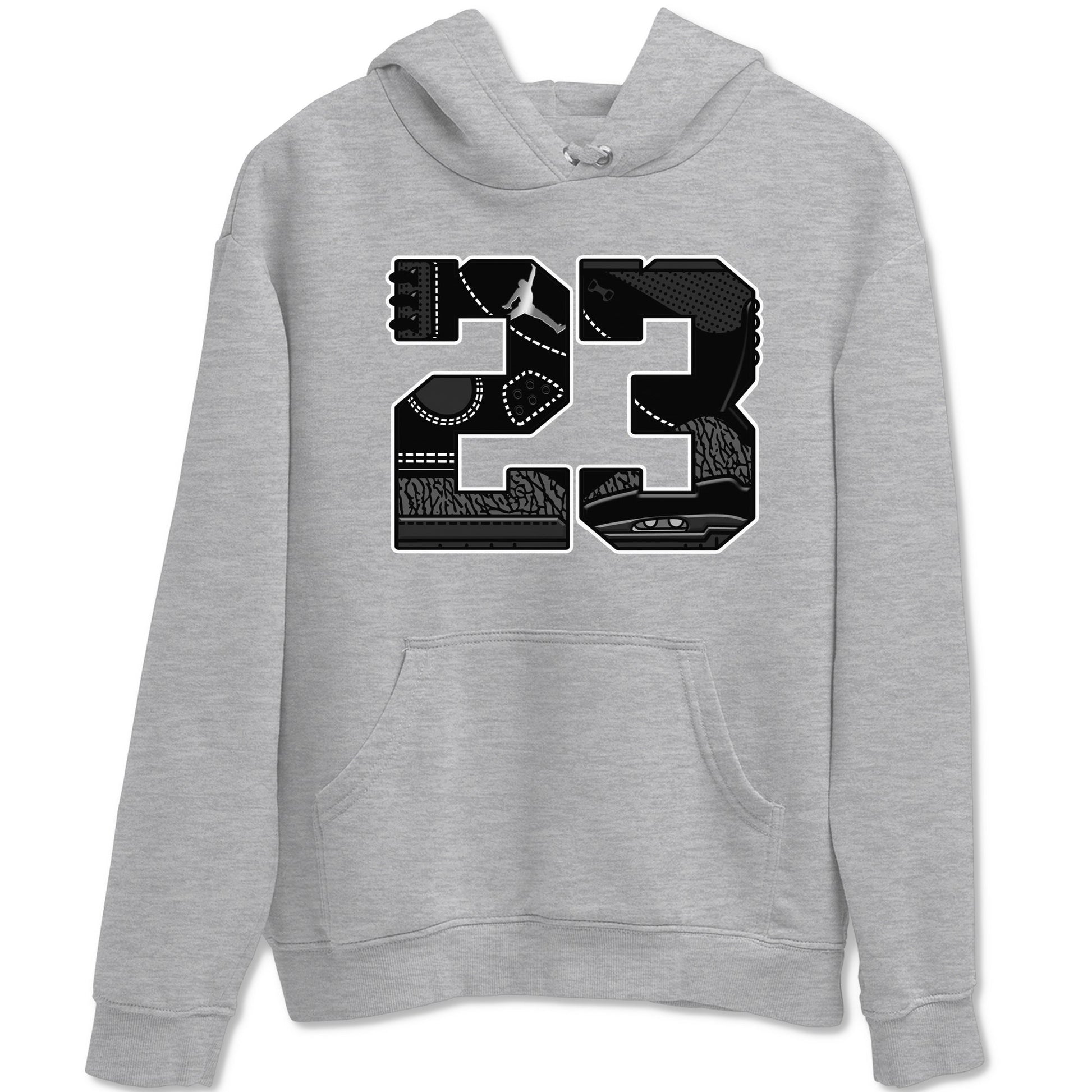 Air Jordan 3 Black Cat shirts to match jordans 23 sneaker match tees Jordan 3 Retro Black Cat best t shirts to wear with jordans SNRT Sneaker Tees unisex cotton Heather Grey 2 shirts