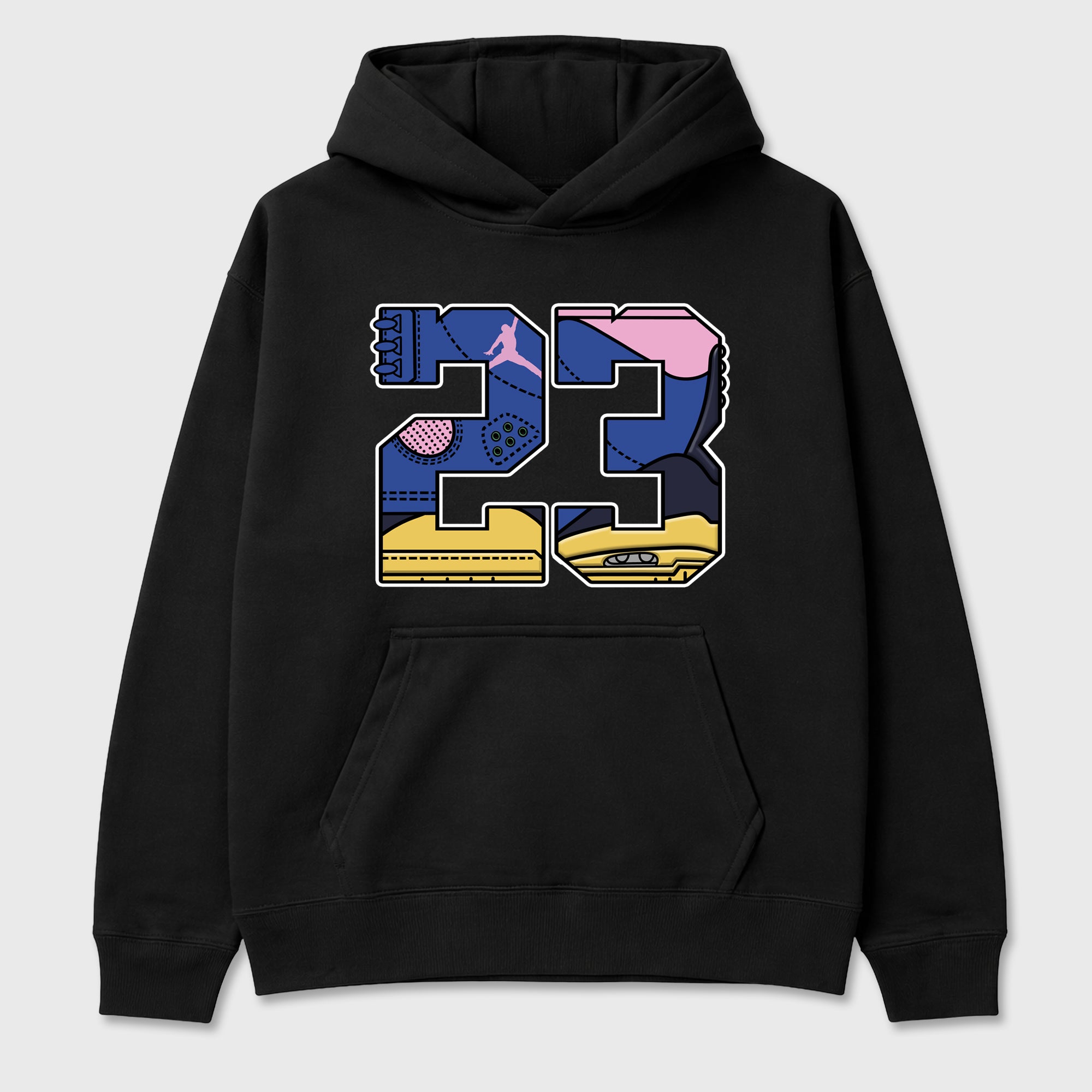 23 Graphic T-Shirt sneaker match tee designed for the Air Jordan 3 Brazil, featuring coordinated color options for a perfect streetwear match. Black 2 shirt.