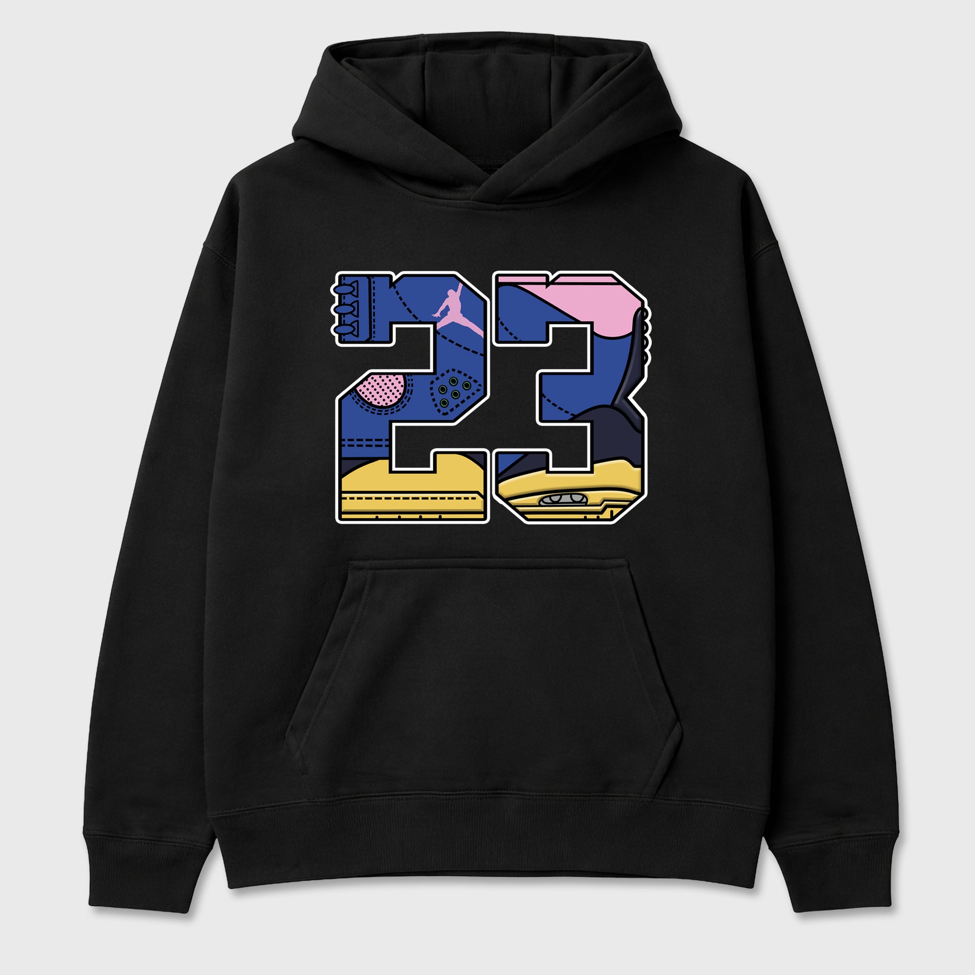 23 Graphic T-Shirt sneaker match tee designed for the Air Jordan 3 Brazil, featuring coordinated color options for a perfect streetwear match. Black 2 shirt.