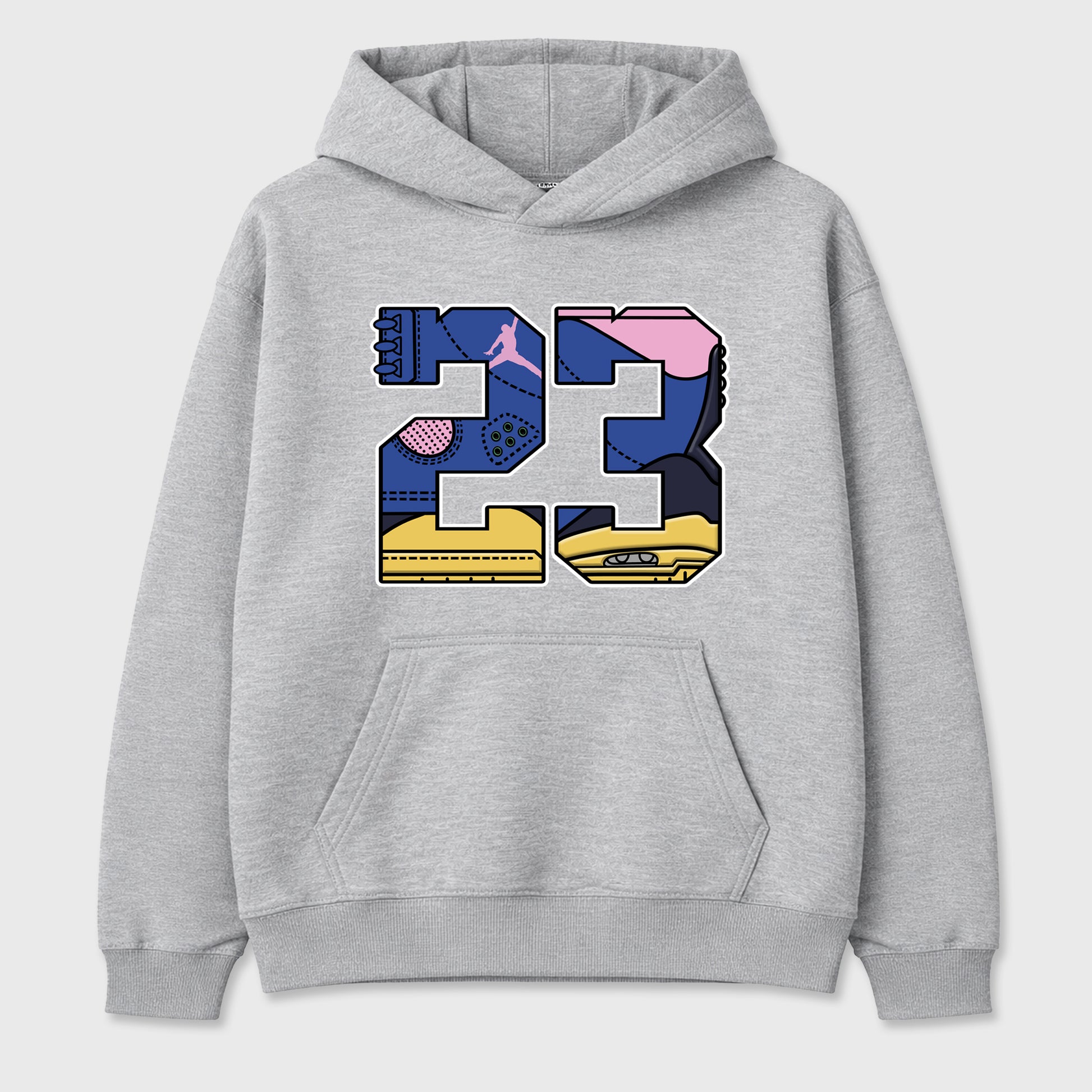 23 Graphic T-Shirt sneaker match tee designed for the Air Jordan 3 Brazil, featuring coordinated color options for a perfect streetwear match. Heather Grey 2 shirt.