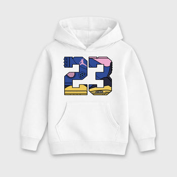 23 affordable baby and kids t-shirt designed to match the Air Jordan 3 Brazil, featuring coordinated White 2 options for the perfect little sneakerhead streetwear look.