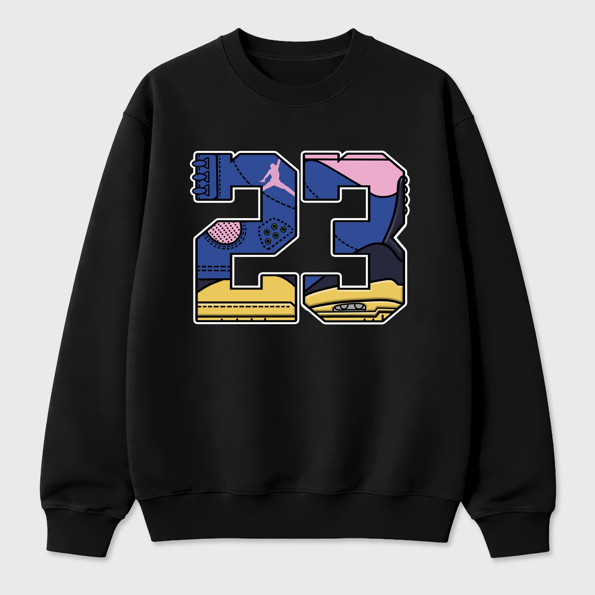 23 Graphic T-Shirt sneaker match tee designed for the Air Jordan 3 Brazil, featuring coordinated color options for a perfect streetwear match. Black 2 shirt.