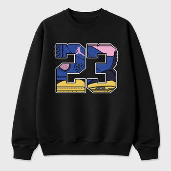23 Graphic T-Shirt sneaker match tee designed for the Air Jordan 3 Brazil, featuring coordinated color options for a perfect streetwear match. Black 2 shirt.