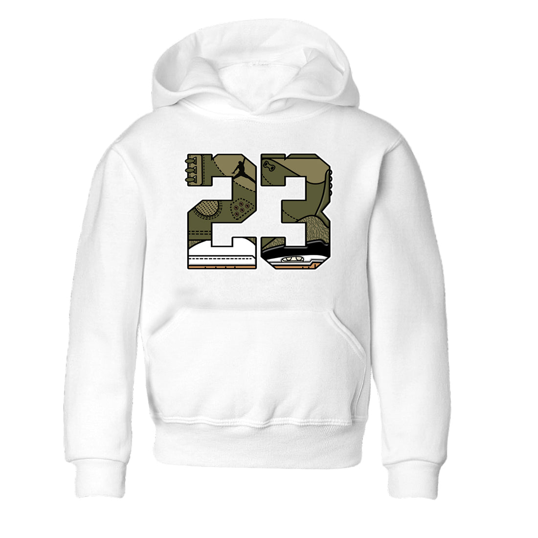 Sneaker Threads – Sneaker Threads To Match Air Jordan 3 Family Affair Shoes – 23 Kids T-Shirt White 2
