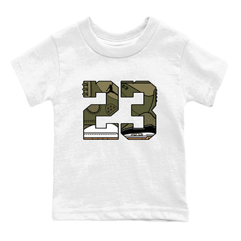 Sneaker Threads – Sneaker Threads To Match Air Jordan 3 Family Affair Shoes – 23 Kids T-Shirt White 2