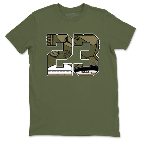 Sneaker Threads – Sneaker Threads To Match Air Jordan 3 Family Affair Shoes – 23 Tee Military Green 2