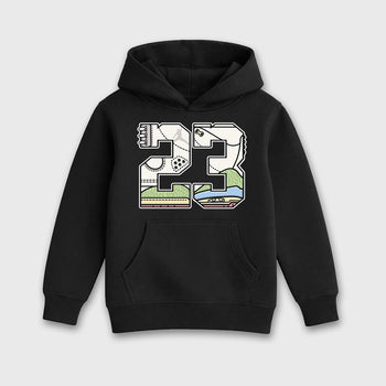 Sneaker match tees – Sneaker Tees To Match Air Jordan 3 Jade Aura Shoes – 23 Kids T-Shirt Black 2