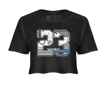 3s Lucky Shorts shirts to match jordans 23 best t shirts to wear with jordans Air Jordan 3 Lucky Shorts match shoes to clothes SNRT Sneaker Tees unisex cotton Black 2 crop tee