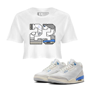 3s Lucky Shorts shirts to match jordans 23 best t shirts to wear with jordans Air Jordan 3 Lucky Shorts match shoes to clothes SNRT Sneaker Tees unisex cotton White 1 crop tee