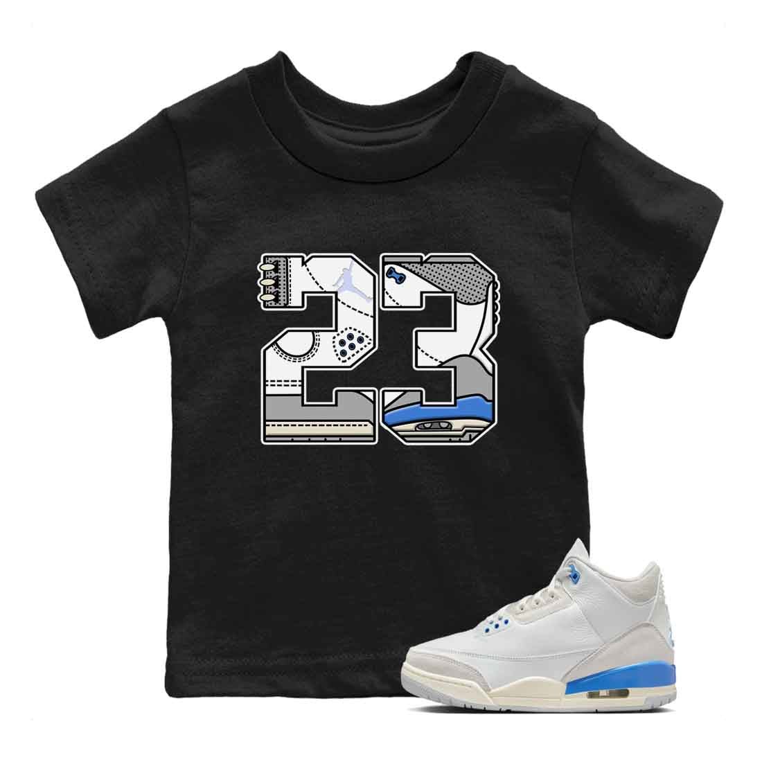 3s Lucky Shorts shirts to match jordans 23 best t shirts to wear with jordans Air Jordan 3 Lucky Shorts match shoes to clothes SNRT Sneaker Tees Youth Baby Black 1 tee