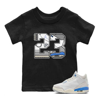 3s Lucky Shorts shirts to match jordans 23 best t shirts to wear with jordans Air Jordan 3 Lucky Shorts match shoes to clothes SNRT Sneaker Tees Youth Baby Black 1 tee