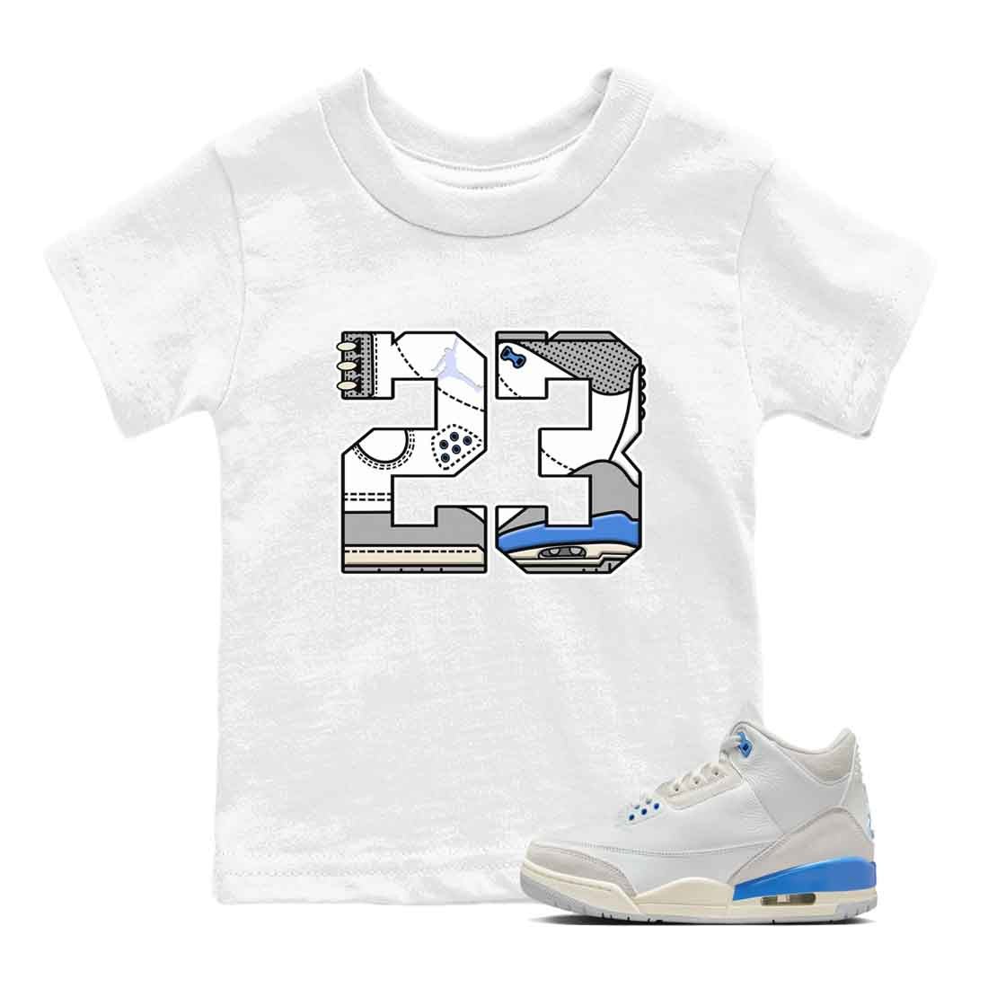 3s Lucky Shorts shirts to match jordans 23 best t shirts to wear with jordans Air Jordan 3 Lucky Shorts match shoes to clothes SNRT Sneaker Tees Youth Baby White 1 tee