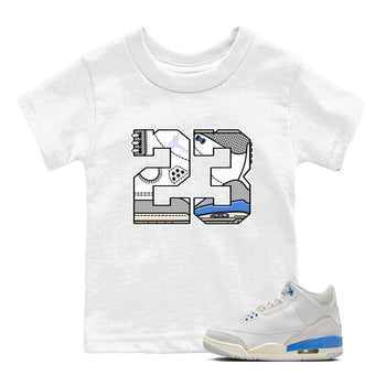 3s Lucky Shorts shirts to match jordans 23 best t shirts to wear with jordans Air Jordan 3 Lucky Shorts match shoes to clothes SNRT Sneaker Tees Youth Baby White 1 tee