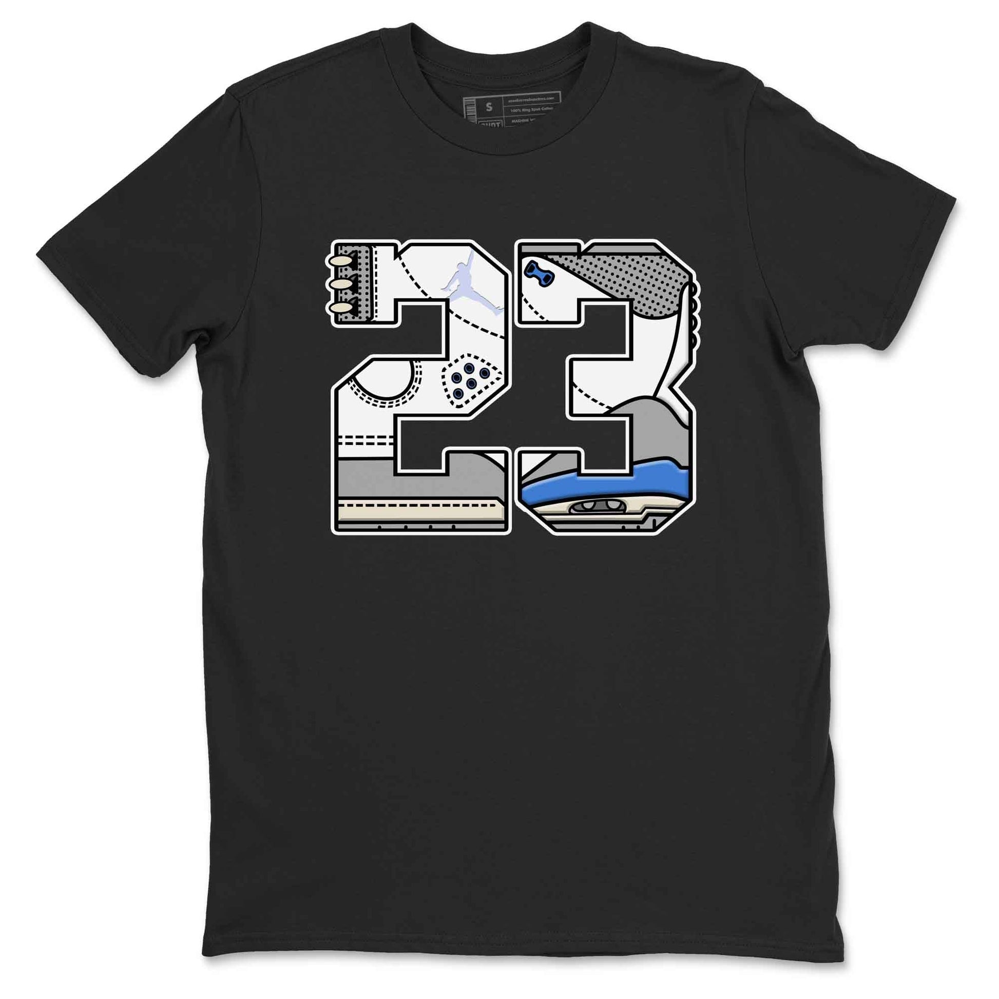 3s Lucky Shorts shirts to match jordans 23 best t shirts to wear with jordans Air Jordan 3 Lucky Shorts match shoes to clothes SNRT Sneaker Tees unisex cotton Black 2 shirts