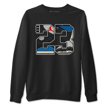 23 sneaker match t-shirt styled to complete your fit with the Air Jordan 3 Rare Air sneakers, shown in Black 2.