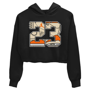 23 womens crop tee made to vibe with the Air Jordan 3 Starfish sneakers — the perfect match in Black 2.