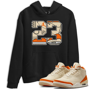23 sneaker match t-shirt styled to complete your fit with the Air Jordan 3 Starfish sneakers, shown in Black 1.