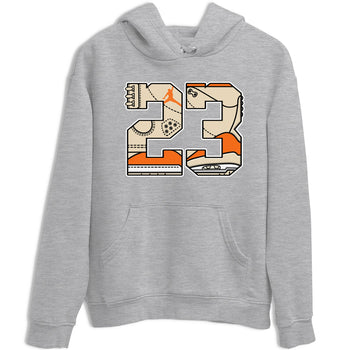 23 sneaker match t-shirt styled to complete your fit with the Air Jordan 3 Starfish sneakers, shown in Heather Grey 2.
