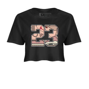 Air Jordan 3 "Treat Yourself" Washed Coral shirts to Special Valentine's Day 23 sneaker match tees Jordan 3 Valentine's Day best t shirts to wear with jordans SNRT Sneaker Tees Graphic Tee Black 2 crop tee