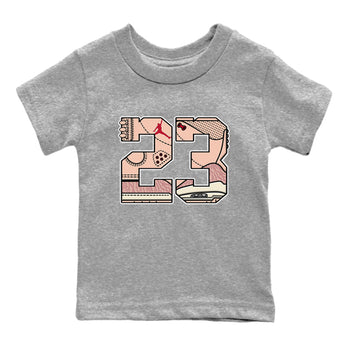 Air Jordan 3 "Treat Yourself" Washed Coral shirts to Special Valentine's Day 23 sneaker match tees Jordan 3 Valentine's Day best t shirts to wear with jordans SNRT Sneaker Tees Youth Baby Heather Grey 2 tee