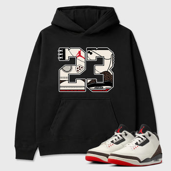 Sneaker match tees – Sneaker Tees To Match Air Jordan 3 World's Best Dad Shoes – 23 Tee Black 1