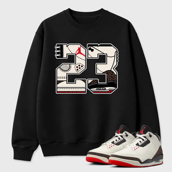 Sneaker match tees – Sneaker Tees To Match Air Jordan 3 World's Best Dad Shoes – 23 Tee Black 1