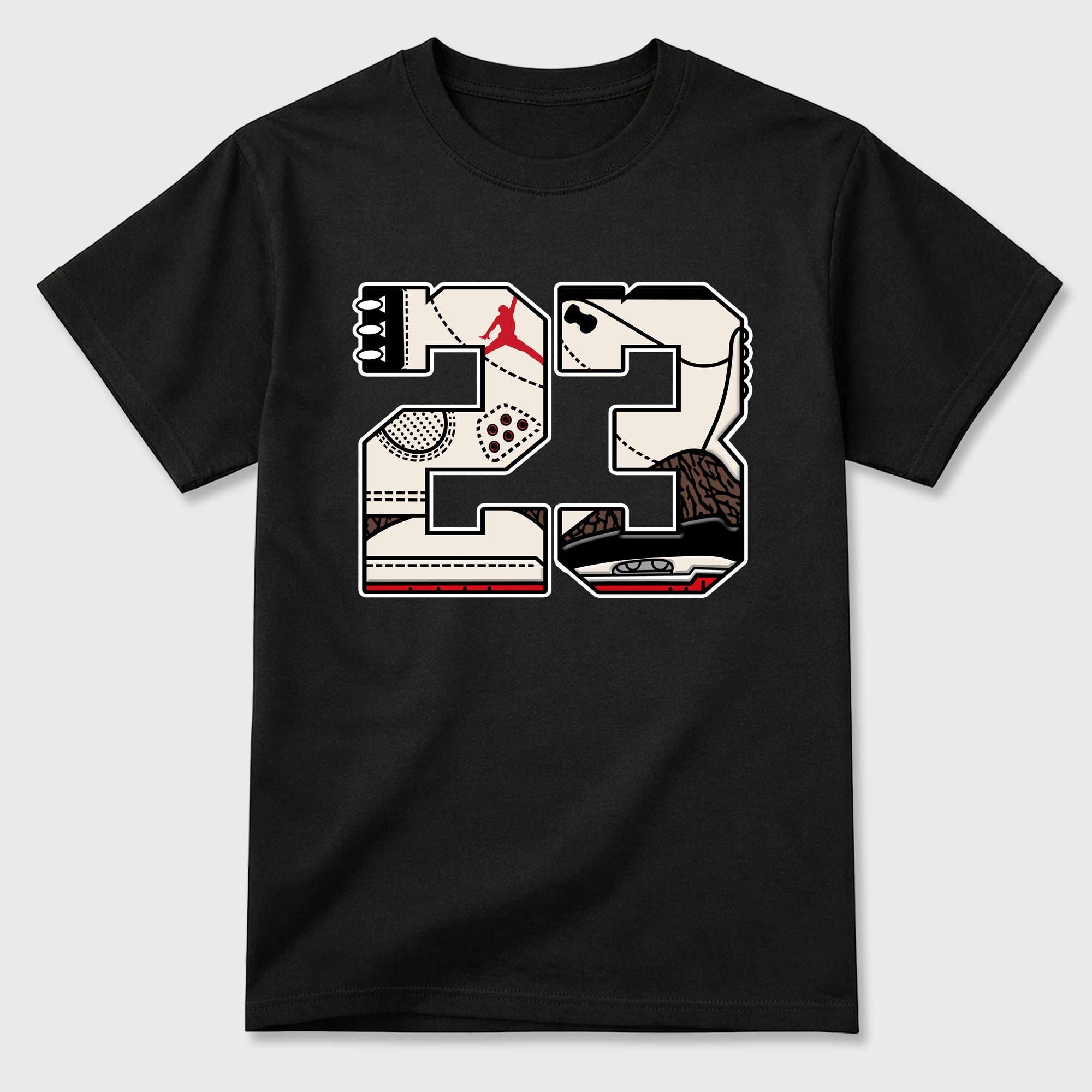 Sneaker match tees – Sneaker Tees To Match Air Jordan 3 World's Best Dad Shoes – 23 Tee Black 2