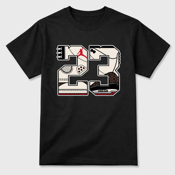 Sneaker match tees – Sneaker Tees To Match Air Jordan 3 World's Best Dad Shoes – 23 Tee Black 2
