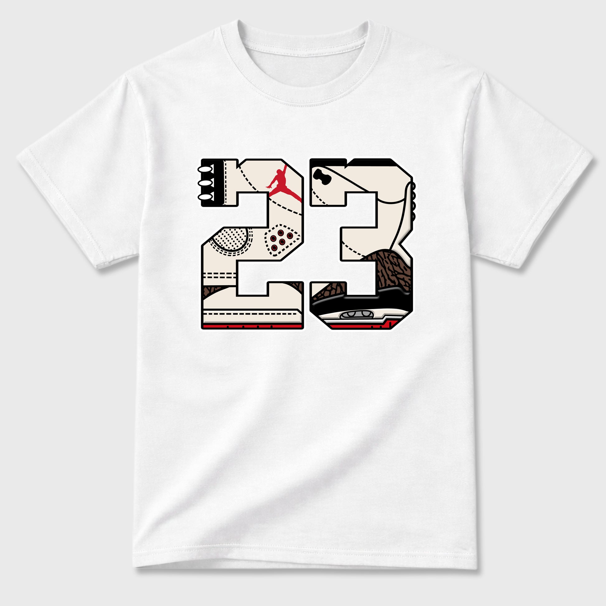 Sneaker match tees – Sneaker Tees To Match Air Jordan 3 World's Best Dad Shoes – 23 Tee White 2