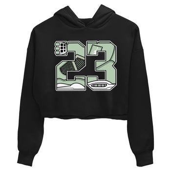 4s Abundance shirts to match jordans 23 sneaker match tees Air Jordan 4 Seafoam match shoes to clothes SNRT Sneaker Tees unisex cotton Black 2 crop tee