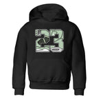4s Abundance shirts to match jordans 23 sneaker match tees Air Jordan 4 Seafoam match shoes to clothes SNRT Sneaker Tees Youth Baby Black 2 tee