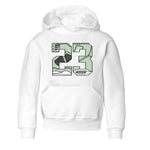 4s Abundance shirts to match jordans 23 sneaker match tees Air Jordan 4 Seafoam match shoes to clothes SNRT Sneaker Tees Youth Baby White 2 tee