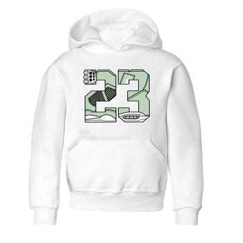 4s Abundance shirts to match jordans 23 sneaker match tees Air Jordan 4 Seafoam match shoes to clothes SNRT Sneaker Tees Youth Baby White 2 tee