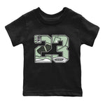 4s Abundance shirts to match jordans 23 sneaker match tees Air Jordan 4 Seafoam match shoes to clothes SNRT Sneaker Tees Youth Baby Black 2 tee