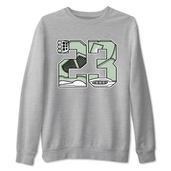 4s Abundance shirts to match jordans 23 sneaker match tees Air Jordan 4 Seafoam match shoes to clothes SNRT Sneaker Tees unisex cotton Heather Grey 2 shirts