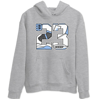 23 sneaker match t-shirt styled to complete your fit with the Air Jordan 4 Aluminum sneakers, shown in Heather Grey 2.