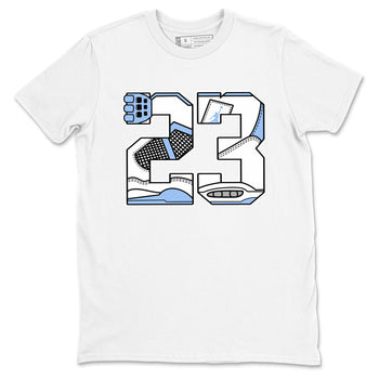 23 sneaker match t-shirt styled to complete your fit with the Air Jordan 4 Aluminum sneakers, shown in White 2.
