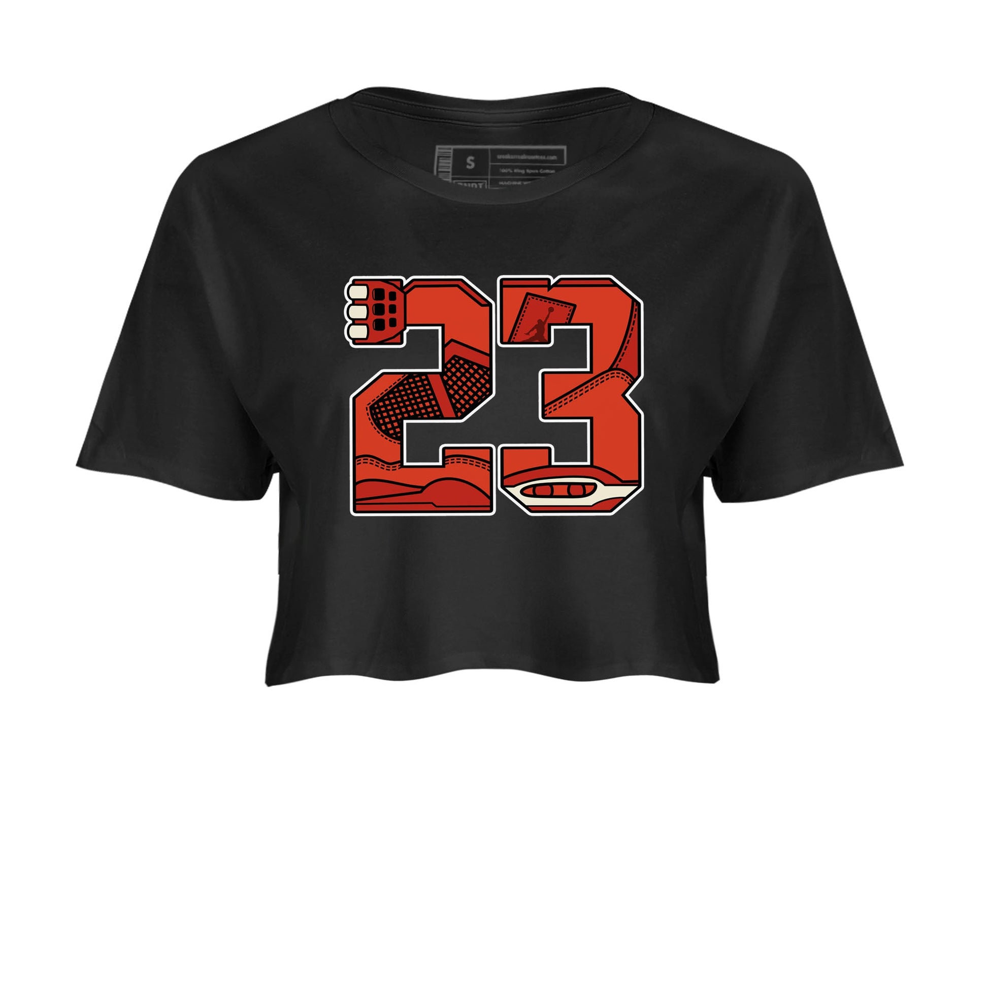 Nigel Sylvester x Air Jordan 4 Brick by Brick shirts to match jordans 23 sneaker match tees Air Jordan 4 Brick By Brick match shoes to clothes SNRT Sneaker Tees unisex cotton Black 2 crop tee