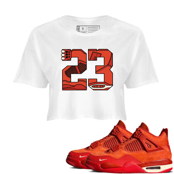 Nigel Sylvester x Air Jordan 4 Brick by Brick shirts to match jordans 23 sneaker match tees Air Jordan 4 Brick By Brick match shoes to clothes SNRT Sneaker Tees unisex cotton White 1 crop tee