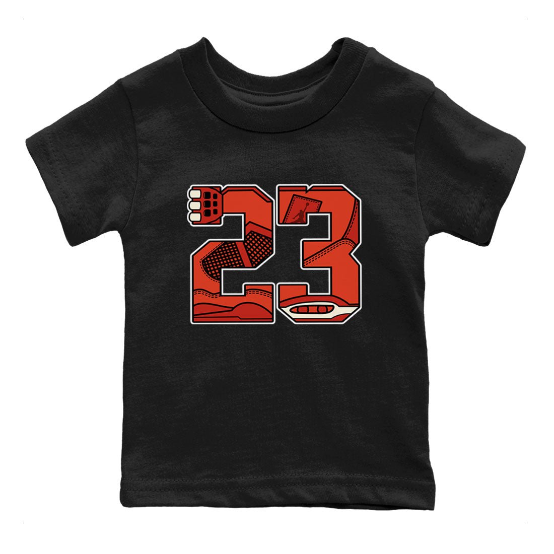 Nigel Sylvester x Air Jordan 4 Brick by Brick shirts to match jordans 23 sneaker match tees Air Jordan 4 Brick By Brick match shoes to clothes SNRT Sneaker Tees Youth Baby Black 2 tee
