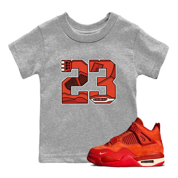 Nigel Sylvester x Air Jordan 4 Brick by Brick shirts to match jordans 23 sneaker match tees Air Jordan 4 Brick By Brick match shoes to clothes SNRT Sneaker Tees Youth Baby Heather Grey 1 tee