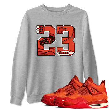 Nigel Sylvester x Air Jordan 4 Brick by Brick shirts to match jordans 23 sneaker match tees Air Jordan 4 Brick By Brick match shoes to clothes SNRT Sneaker Tees unisex cotton Heather Grey 1 shirts