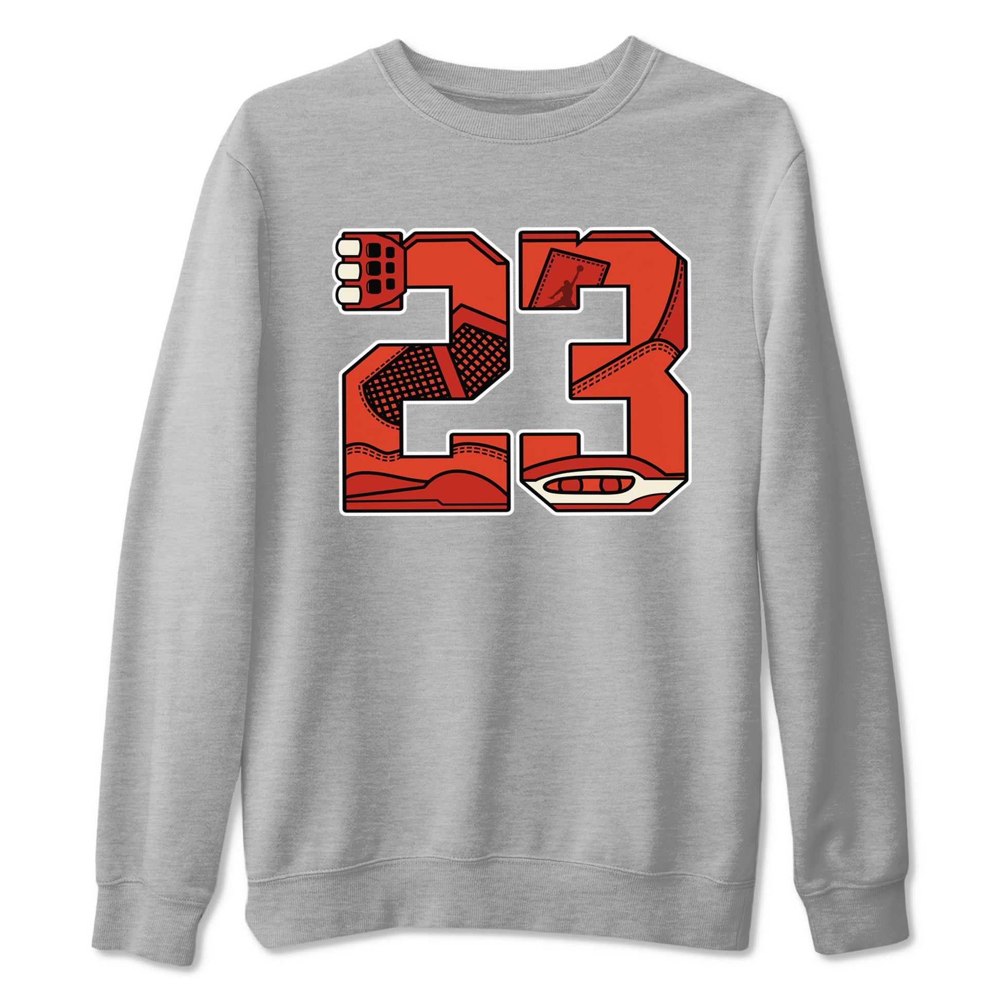 Nigel Sylvester x Air Jordan 4 Brick by Brick shirts to match jordans 23 sneaker match tees Air Jordan 4 Brick By Brick match shoes to clothes SNRT Sneaker Tees unisex cotton Heather Grey 2 shirts