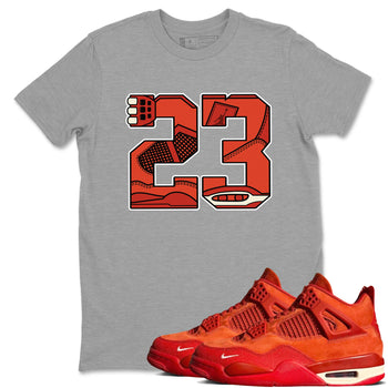 Nigel Sylvester x Air Jordan 4 Brick by Brick shirts to match jordans 23 sneaker match tees Air Jordan 4 Brick By Brick match shoes to clothes SNRT Sneaker Tees unisex cotton Heather Grey 1 shirts