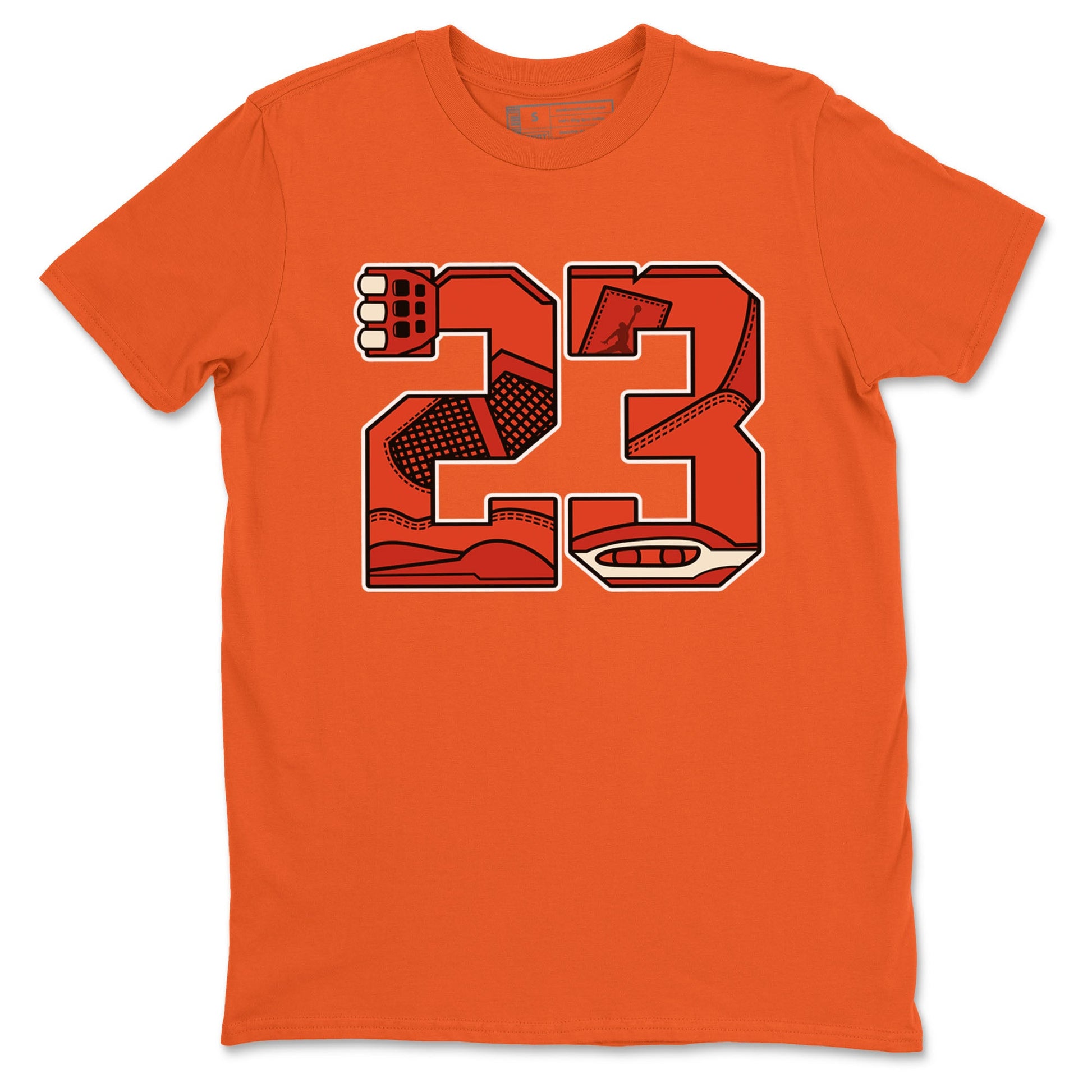 Nigel Sylvester x Air Jordan 4 Brick by Brick shirts to match jordans 23 sneaker match tees Air Jordan 4 Brick By Brick match shoes to clothes SNRT Sneaker Tees unisex cotton Orange 2 shirts